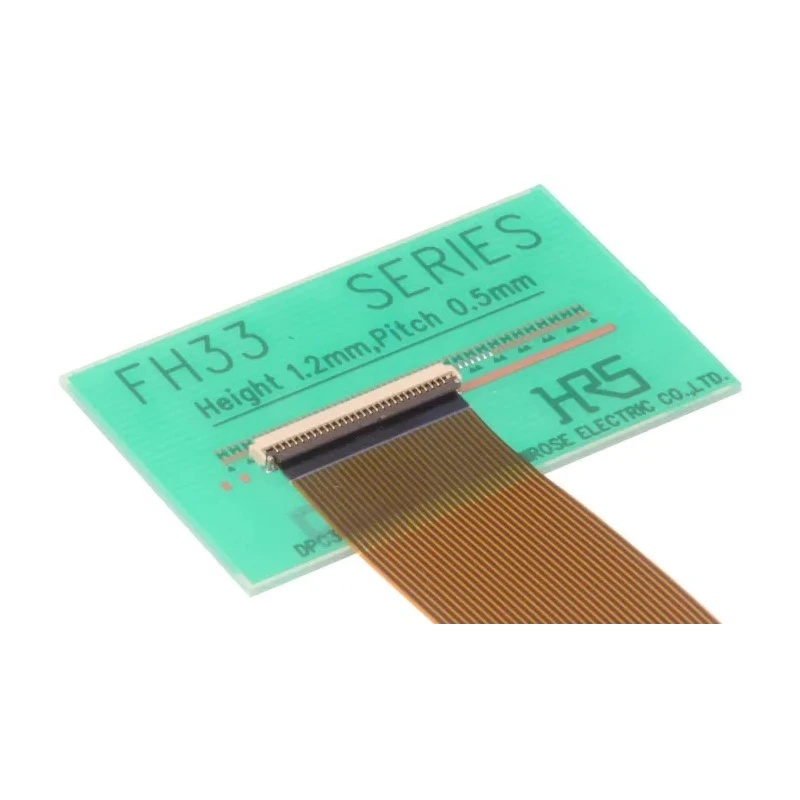 Hirose FH33 1 mm Pitch 4 Way Straight Female FPC Connector, Solder, Surface Mount, 50V AC, 500mA Current FH33