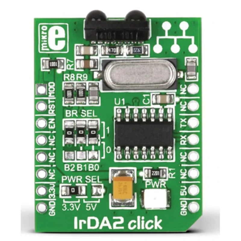 MikroElektronika Communication & Wireless Development Kit MCP2120, TFDU4101 for MikroBus with UART GPIO Interface MIKROE-1195