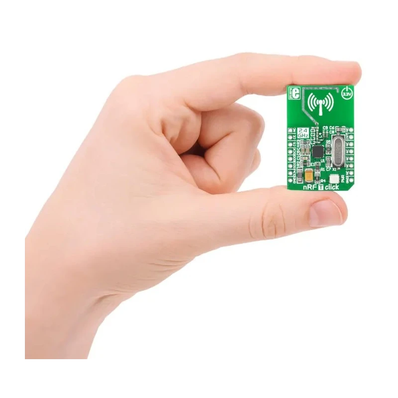 MikroElektronika Communication & Wireless Development Tool nRF T Click nRF24L01P RF Transceiver MikroBus Click MIKROE-1305