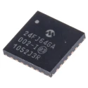 Microchip 16 bit PIC Microcontroller PIC24FJ64GA002-I/ML, 32 MHz, 64kB FLASH, 28-Pin QFN
