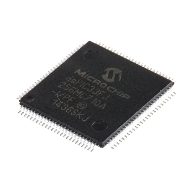 Microchip 16 bit Digital Signal Processor dsPIC33FJ256MC710A-I/PF, 40 MIPS, 256kB FLASH, 100-Pin TQFP