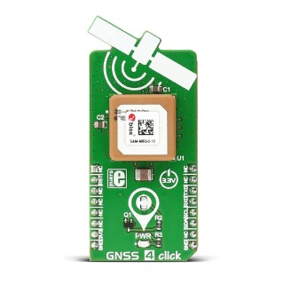 MikroElektronika GNSS 4 Click SAM-M8Q GPS, GLONASS mikroBUS Click Board MIKROE-2045