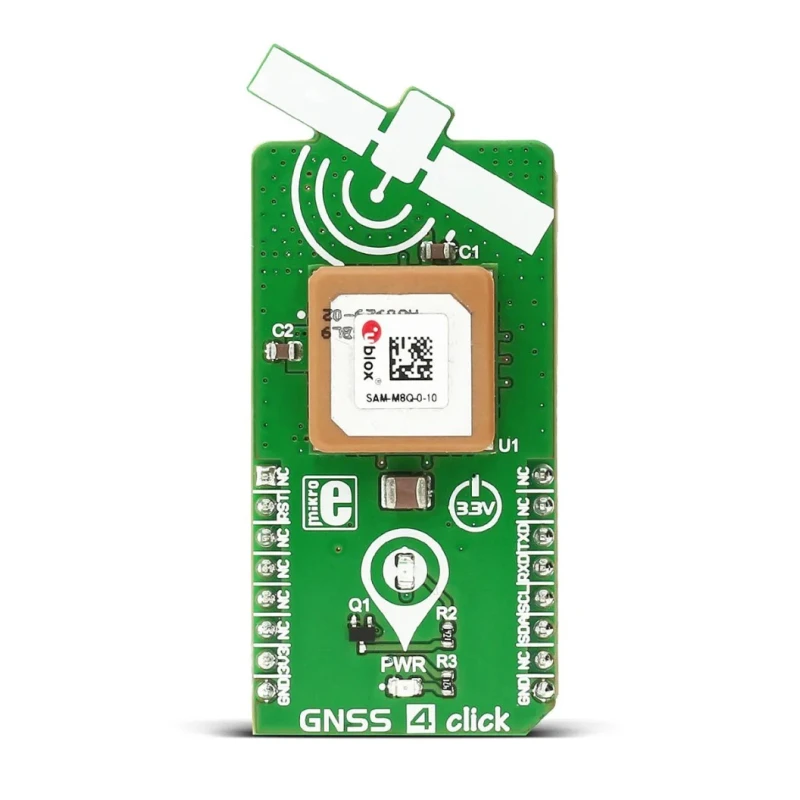 MikroElektronika GNSS 4 Click SAM-M8Q GPS, GLONASS mikroBUS Click Board MIKROE-2045