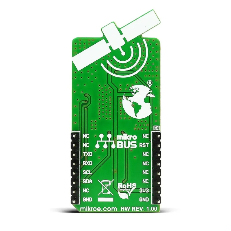 MikroElektronika GNSS 4 Click SAM-M8Q GPS, GLONASS mikroBUS Click Board MIKROE-2045