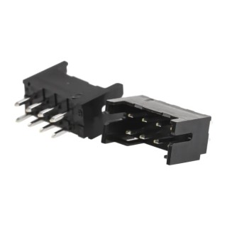 Hirose DF11 Series Straight Through Hole PCB Header 8 Contacts 2 mm Pitch 2 Row Shrouded DF11
