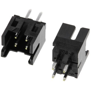 Hirose DF11 Series Straight Through Hole PCB Header, 4 Contacts, 2 mm Pitch, 2 Row, Shrouded DF11
