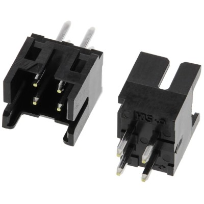 Hirose DF11 Series Straight Through Hole PCB Header, 4 Contacts, 2 mm Pitch, 2 Row, Shrouded DF11