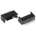 Hirose DF11 Series Straight Through Hole PCB Header, 12 Contacts, 2 mm Pitch, 2 Row, Shrouded DF11