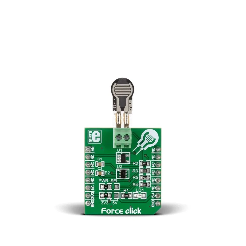 MikroElektronika Force Click MikroBus Click Board Communication & Wireless Development Tool Analog Interface MIKROE-2065