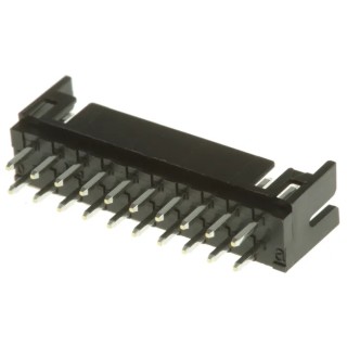 Hirose DF11 Series Straight Through Hole Shrouded PCB Header, 20 Contacts, 2 mm Pitch, 2 Row 