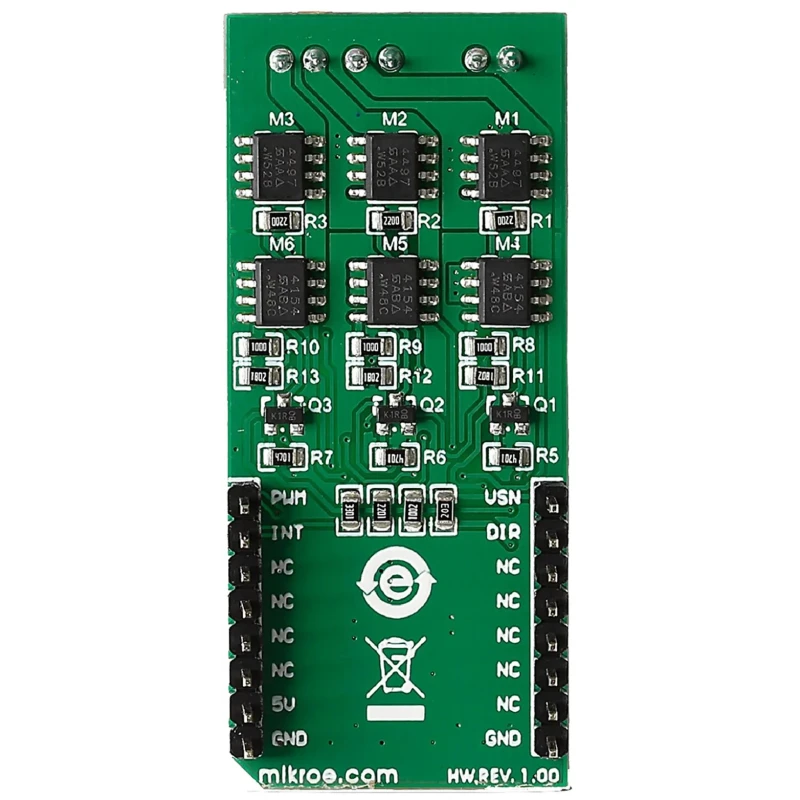 MikroElektronika Brushless Click Motor Controller for TB6575FNG, 7-32 V DC, PWM Sensorless Controller MIKROE-2441