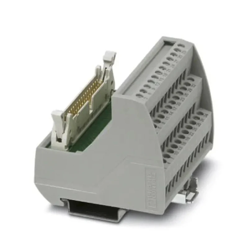 Phoenix Contact 34-Contact Male Interface Module Flat Ribbon Cable Connector DIN Rail Mount 1A 2315065