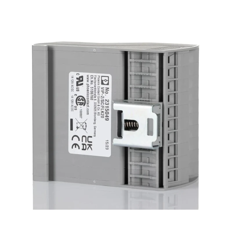 Phoenix Contact VIP-2 Series 20-Contact Male Interface Module Flat Ribbon Cable Connector DIN Rail 1A 2315049