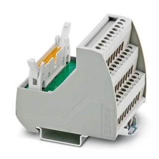 Phoenix Contact VIP Series 26-Contact Male Interface Module Flat Ribbon Cable Connector DIN Rail Mount 1A 2315052