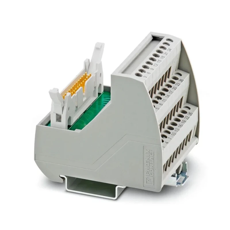 Phoenix Contact VIP Series 26-Contact Male Interface Module Flat Ribbon Cable Connector DIN Rail Mount 1A 2315052