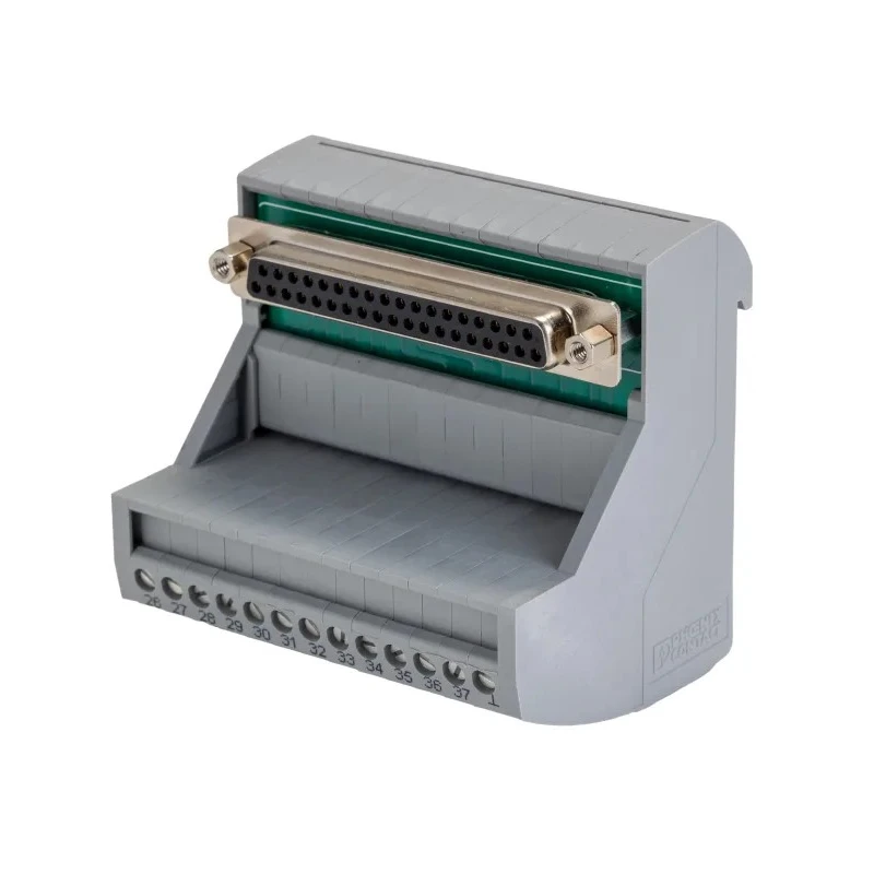 Phoenix Contact Interface Module VIP-3/SC/D37SUB/F, 37-Contact Female D-Sub Connector, DIN Rail, 25V AC, 2A D37SUB