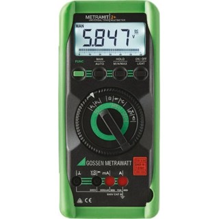 Gossen Metrawatt METRAHit 2+ Handheld True RMS Multimeter Digital Display CAT III 600V M205A