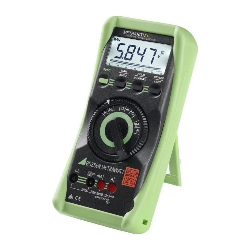 Gossen Metrawatt METRAHit 2+ Handheld True RMS Multimeter Digital Display CAT III 600V M205A
