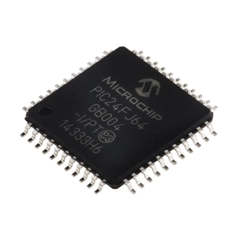 Microchip 16 bit PIC24FJ Microcontroller, 32 MHz, 64 kB FLASH, 44-Pin TQFP PIC24FJ64GB004-I/PT