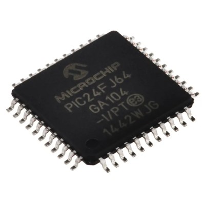 Microchip PIC24FJ64GA104-I/PT 16 bit PIC24FJ Microcontroller 32 MHz 64kB FLASH 44-Pin TQFP