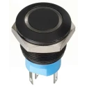 APEM AV Series Push Button Switch Momentary Panel Mount DPDT IP67 19.2 mm Cutout 30 V dc AV900220000270K