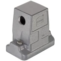 HARTING Heavy Duty Power Connector Hood, Han HP Direct B Range, Die Cast Aluminium, IP69 Rated, Thread Size 1.5 19396060546