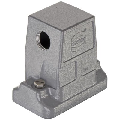 HARTING Heavy Duty Power Connector Hood, Han HP Direct B Range, Die Cast Aluminium, IP69 Rated, Thread Size 1.5 19396060546