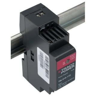 TRACOPOWER Switched Mode DIN Rail Power Supply 264V AC Input 16V DC, 1.25A Output, 15W TBL 015-112
