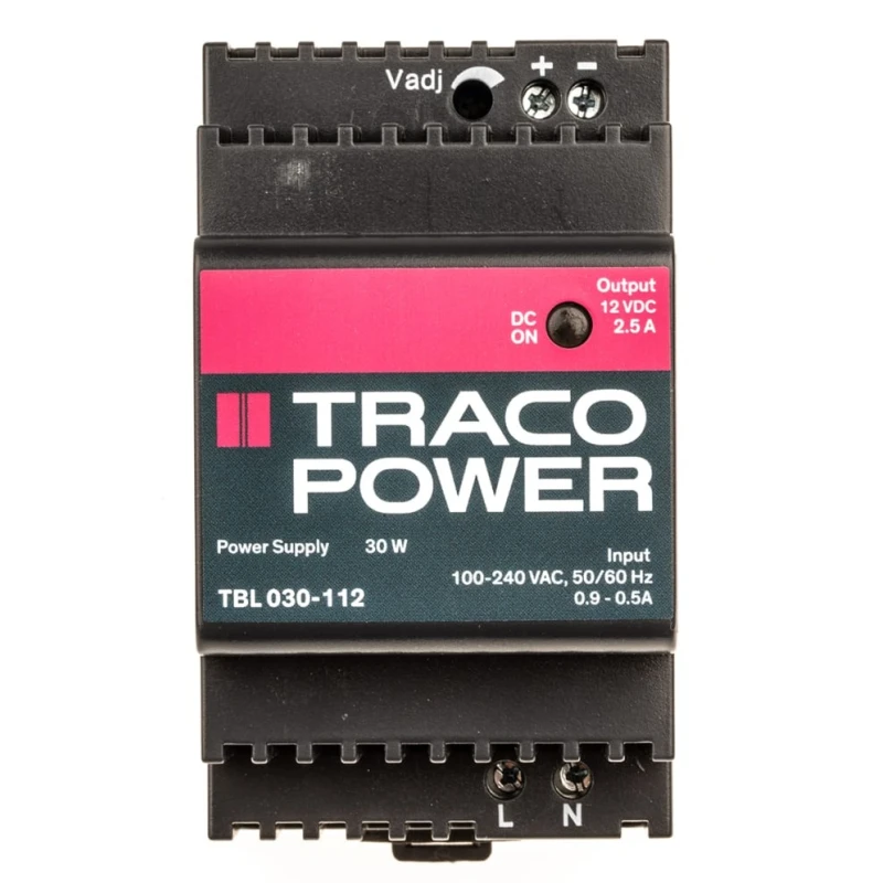 PULS TBL Series Switched Mode DIN Rail Power Supply 30W 85-264V AC Input 16V DC Output 2.5A Efficiency 81% TBL 030-112