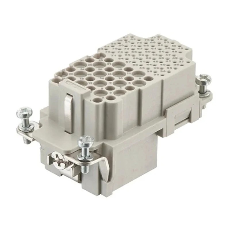 HARTING Power Connector Insert 10A 87 Contacts Female Han-Com Series 09380873101