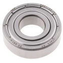 SKF Single Row Deep Groove Ball Bearing 12 mm ID, 28 mm OD, 8 mm Width, Sheet Metal Cage, Shielded, Internal 6001-2Z/C3