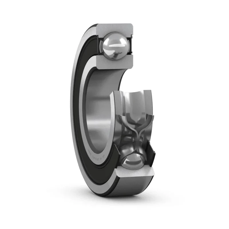 SKF Single Row Deep Groove Ball Bearing 12 mm ID, 28 mm OD, 8 mm Width, Sheet Metal Cage, Shielded, Internal 6001-2Z/C3