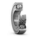SKF 1 Row Deep Groove Ball Bearing 30 mm ID, 55 mm OD, 13 mm Width, Shielded, C3 Clearance 6006-2Z/C3