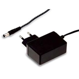 MEAN WELL AC/DC Adapter Type C Plug 264V AC Input 12V DC Output 1A SGA12E12-P1J