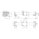 Igus Positioning Table with 180mm Stroke Length and 20 N Static Load Rating SET-12-AWM-180