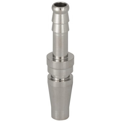 RS PRO Steel Pneumatic Quick Connect Coupling Female and Male Thread 8mm Hose Barb Nickel Plated 35 bar 100°C 667-1715