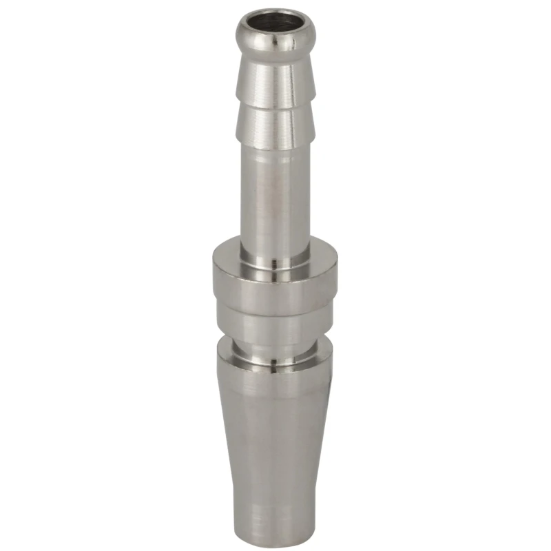 RS PRO Steel Pneumatic Quick Connect Coupling Female and Male Thread 8mm Hose Barb Nickel Plated 35 bar 100°C 667-1715
