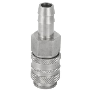 RS PRO Brass Pneumatic Quick Connect Coupling Female Male 4mm Single Shut Off Valve 667-1813