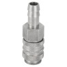 RS PRO Brass Pneumatic Quick Connect Coupling Female Male 4mm Single Shut Off Valve 667-1813