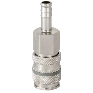 CEJN Brass Steel Pneumatic Quick Connect Coupling Female Male 8mm Single Shut Off Series 23 667-1891