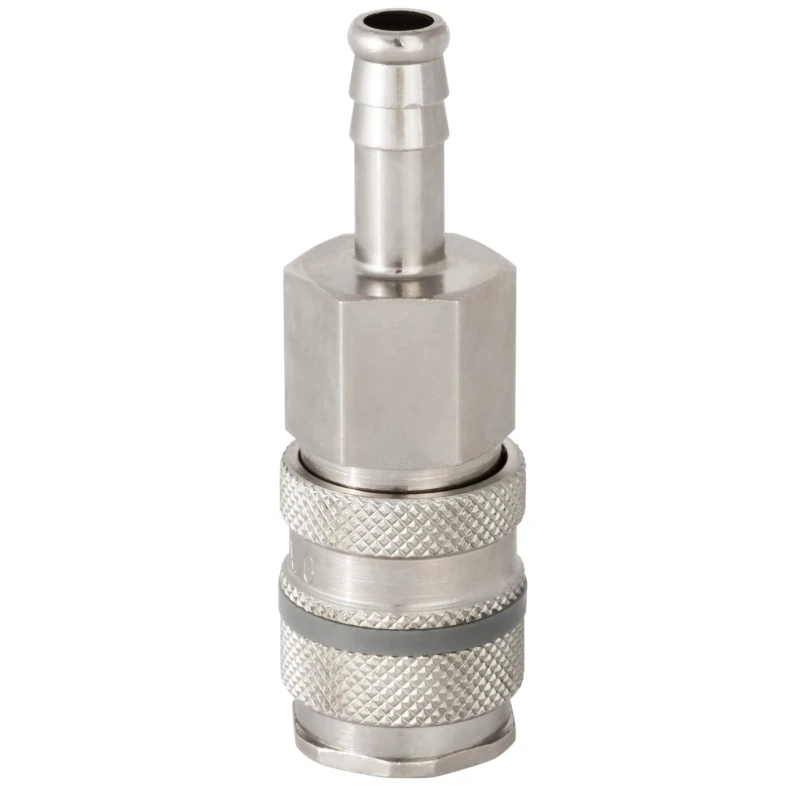 CEJN Brass Steel Pneumatic Quick Connect Coupling Female Male 8mm Single Shut Off Series 23 667-1891