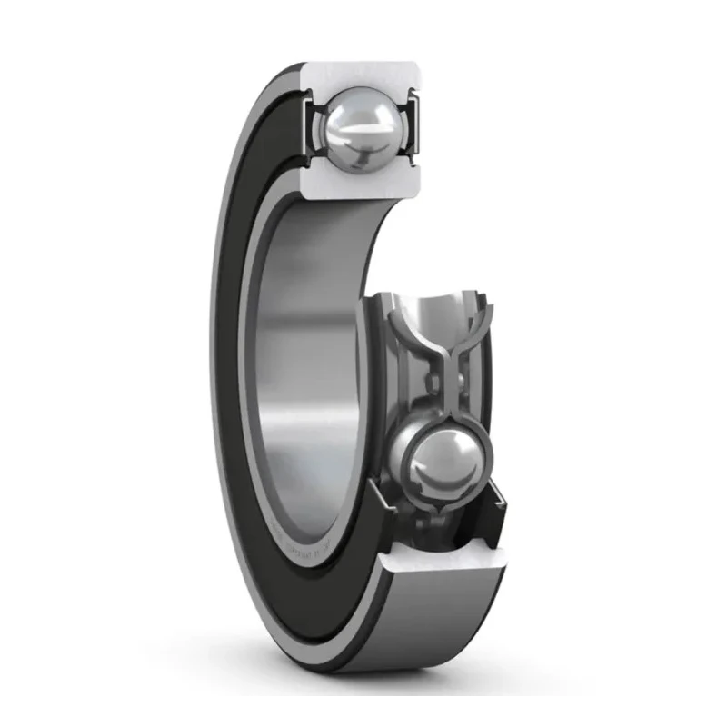 SKF Single Row Deep Groove Ball Bearing Sealed Sheet Metal Cage Steel Balls 20 mm ID 52 mm OD C3 Clearance 6304-2RSH/C3