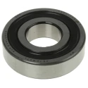 SKF Single Row Deep Groove Ball Bearing 30 mm ID, 72 mm OD, 19 mm Width, C3 Clearance, Sealed 6306-2RS1/C3