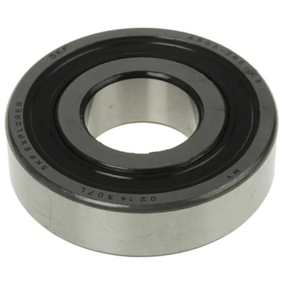 SKF Single Row Deep Groove Ball Bearing 30 mm ID, 72 mm OD, 19 mm Width, C3 Clearance, Sealed 6306-2RS1/C3