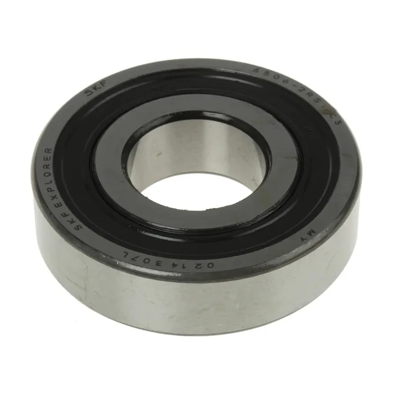SKF Single Row Deep Groove Ball Bearing 30 mm ID, 72 mm OD, 19 mm Width, C3 Clearance, Sealed 6306-2RS1/C3
