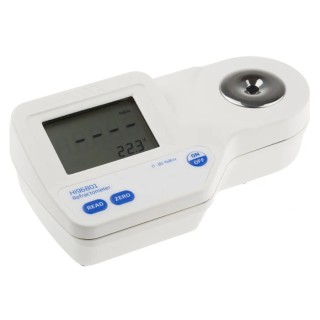Hanna Instruments Digital Sucrose Refractometer with Optical Output, ±0.2 %Brix Accuracy, Battery Operated HI 96801