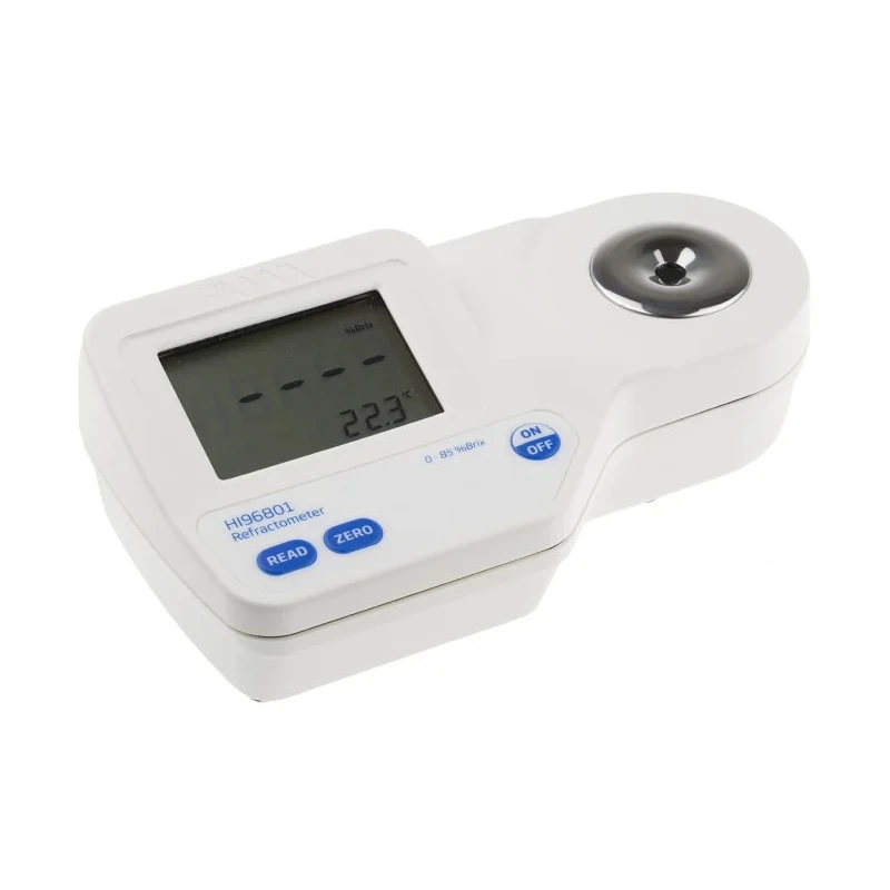 Hanna Instruments Digital Sucrose Refractometer with Optical Output, ±0.2 %Brix Accuracy, Battery Operated HI 96801