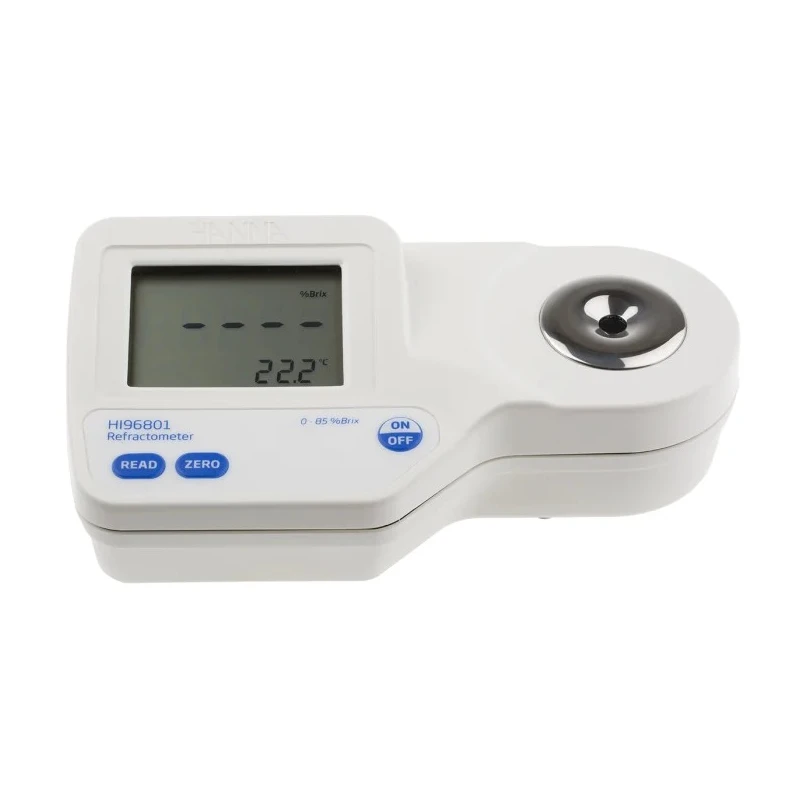 Hanna Instruments Digital Sucrose Refractometer with Optical Output, ±0.2 %Brix Accuracy, Battery Operated HI 96801