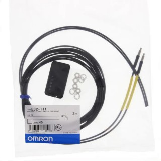 Omron Plastic Fibre Optic Sensor with NPN/PNP Output, IP67 Protection, 24V Supply, Red LED 650 nm Light Source, Model 