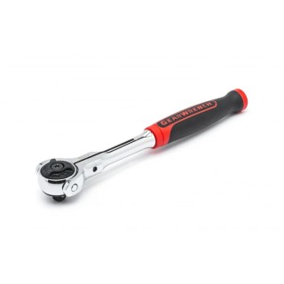 GearWrench 1/4 in Drive 72-Tooth Dual Material Roto Ratchet with Cushion Grip Handle 81224